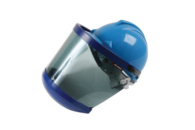 Laser Tools 7492 Arc Flash Shield with Helmet & Chin Protection