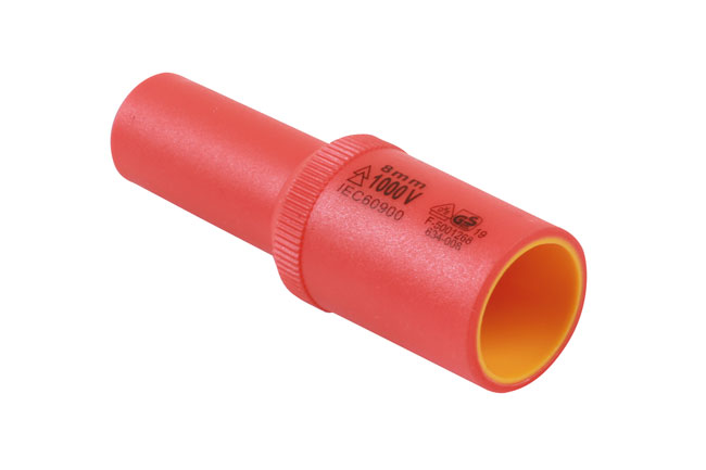 Laser Tools 7562 Insulated Deep Magnetic Socket 3/8"D 8mm