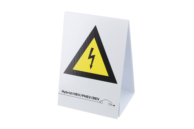 Laser Tools 7574 High Voltage Sign (Double Sided)