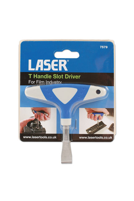 Laser Tools 7579 T-Handle Slot Driver For Film Industry