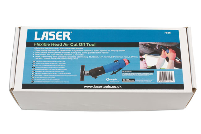 Laser Tools 7626 Flexible Head Air Cut Off Tool