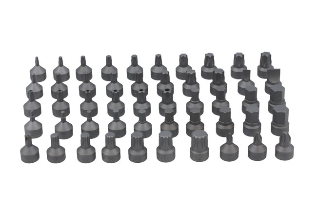 Laser Tools 7653 Stubby Bit Set 1/4"D 50pc