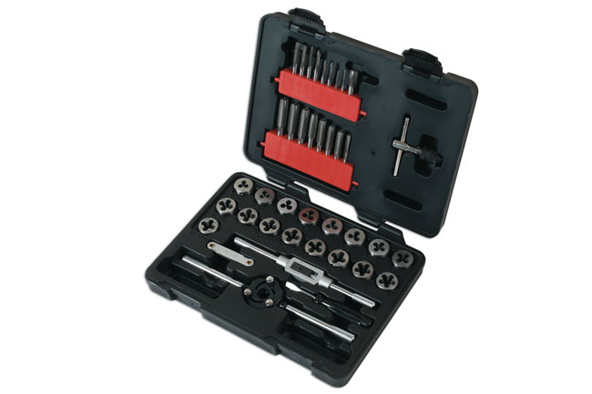 Laser Tools 7669 Metric Tap & Die Set 39pc