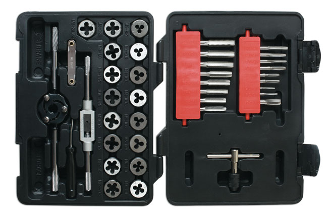 Laser Tools 7669 Metric Tap & Die Set 39pc