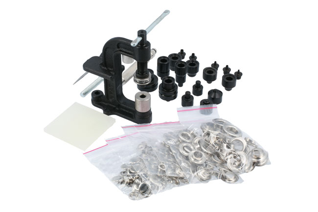 Laser Tools 7882 Grommet, Eyelet & Popper Fitting Kit