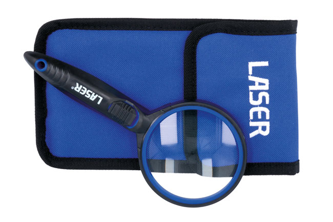 Laser Tools 7930 Magnifying Glass with LED