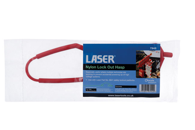 Laser Tools 7942 Nylon Lockout Hasp