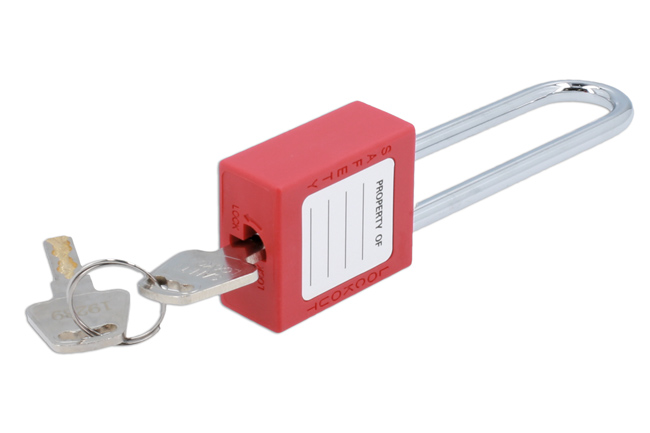 Laser Tools 7943 Long Shackle Safety Lockout Padlock