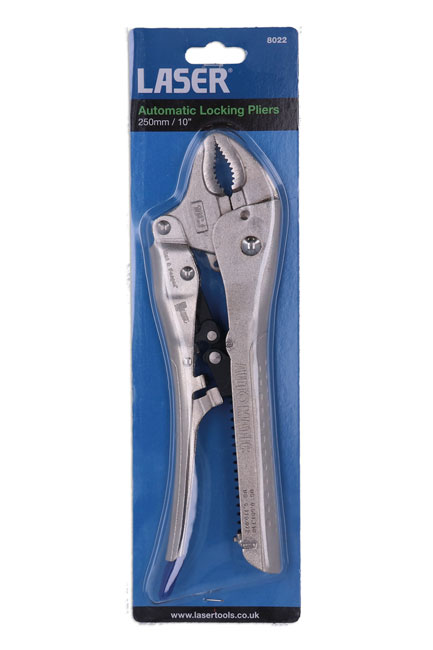 Laser Tools 8022 Automatic Locking Pliers 10"