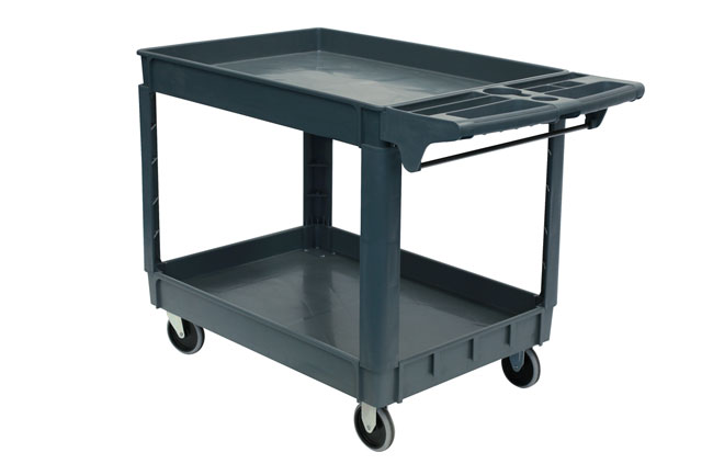 Laser Tools 8090 Large Workshop Utility Cart, Twin Level