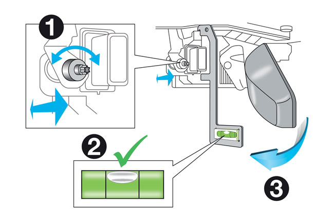 Laser Tools 8257 ADAS Park Assist Camera Positioner - for Volvo