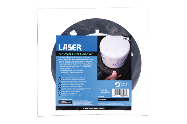 Laser Tools 8287 Air Dryer Filter Remover