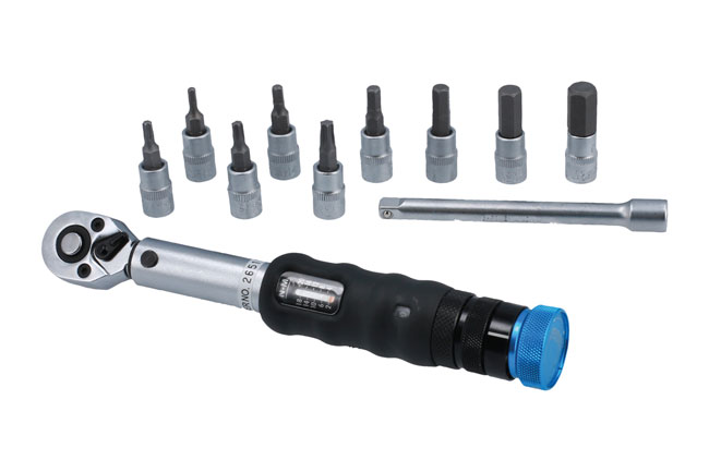 Laser Tools 8383 LTR Torque Wrench Set 1/4"D 4-20Nm