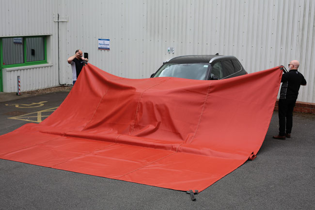 Laser Tools 8396 Vehicle Fire Blanket 6 x 8m