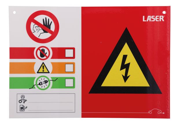 Laser Tools 8462 Hybrid /EV Warning Signs 3pc