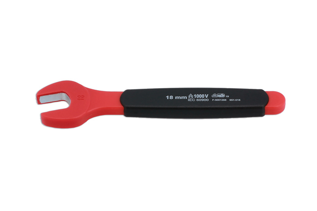 Laser Tools 8551 Insulated Open Ended Spanner 18mm