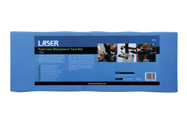 Laser Tools 8615 Fuel Line Disconnect Tool Set