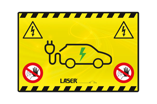 Laser Tools 8664 Wing Cover Hybrid/EV Warning