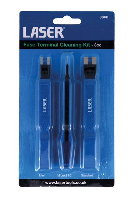 Laser Tools 8668 Fuse Terminal Cleaning Kit 3pc