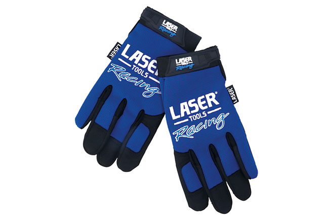 Laser Tools 8708 Laser Tools Racing Mechanics Gloves - Large