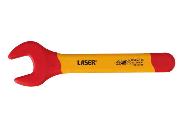 Laser Tools 8726 Insulated Open Ended Spanner 19mm