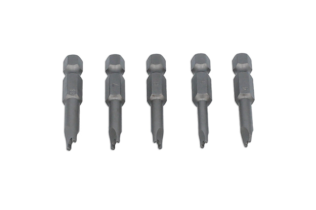 Laser Tools 8734 U-Type Security Bit Set 5pc