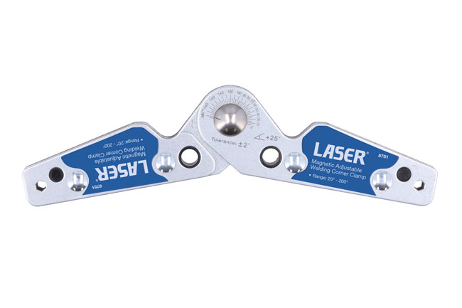 Laser Tools 8751 Magnetic Adjustable Welding Corner Clamp