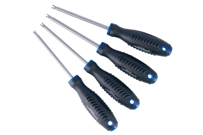 Laser Tools 8760 U-Type Security Screwdriver Set 4pc