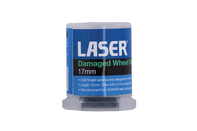 Laser Tools 8764 Damaged Wheel Nut Extractor 17mm