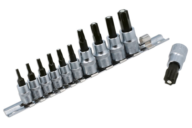 Laser Tools 8898 Magnetic Star Bit Set 11pc