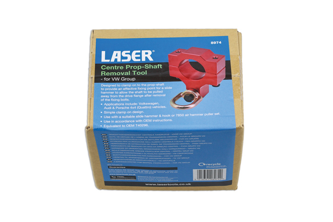 Laser Tools 8974 Centre Prop-Shaft Removal Tool - for VW Group