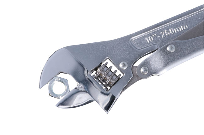 Laser Tools 8975 Locking Adjustable Wrench 250mm