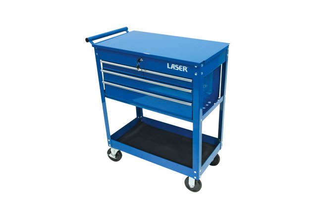 Laser Tools 9026 Workshop Tool Trolley - 4 Drawer