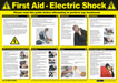 7575 Electric Shock First Aid Poster